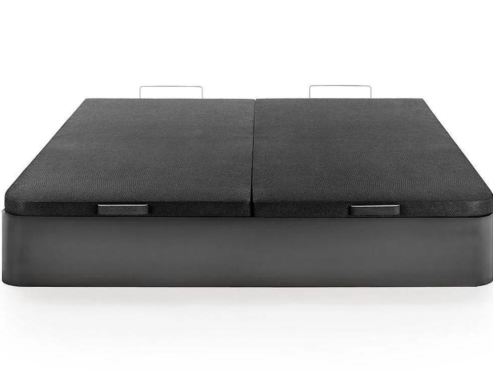 Ysmée Sommier Com Espaco De Arrumação Hestia Da Ysmee Cor Preto Mate De 180 X 200 Cm* Sommier