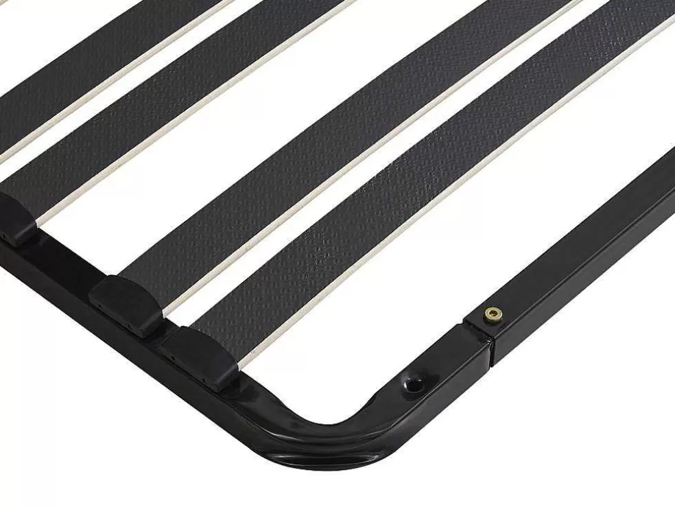 Ysmée Sommier Estrado De Ripas Para Montar 140X190 Cm, 2X15 Ripas, 3 Zonas De Apoio Lombar Reforcado, Sem Pés, Preto - Cerrisi De Ysmee* Sommier