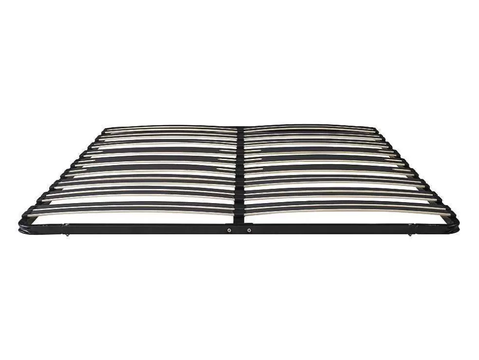 Ysmée Sommier Estrado De Ripas Para Montar 140X190 Cm, 2X15 Ripas, 3 Zonas De Apoio Lombar Reforcado, Sem Pés, Preto - Cerrisi De Ysmee* Sommier