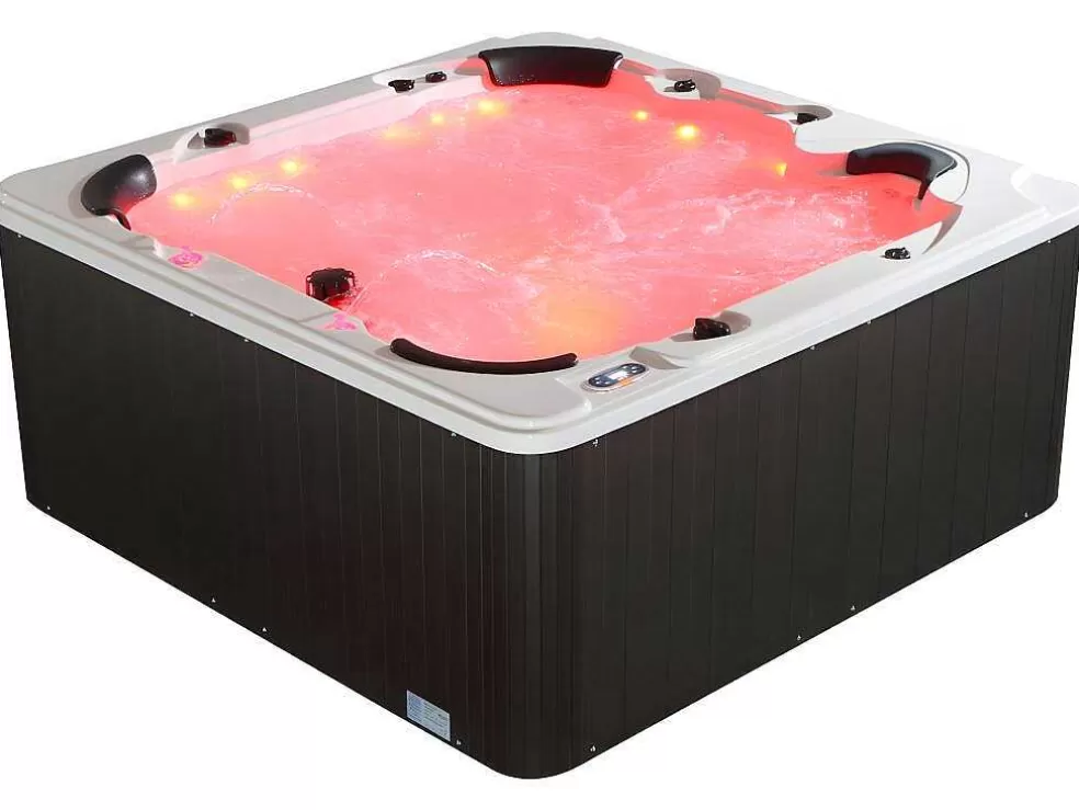 VOGUE SPA Spa De 6 Lugares Branco Com Acessórios 128 Jatos C220 X L220 X A97 Cm, Sistema Balboa, Gama Prestigio - Comino* Spa Rígido