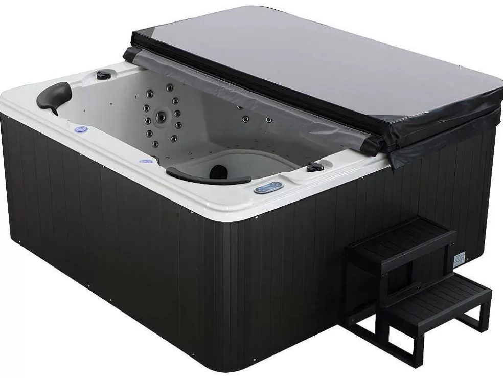 VOGUE SPA Spa De 6 Lugares Branco Com Acessórios 128 Jatos C220 X L220 X A97 Cm, Sistema Balboa, Gama Prestigio - Comino* Spa Rígido