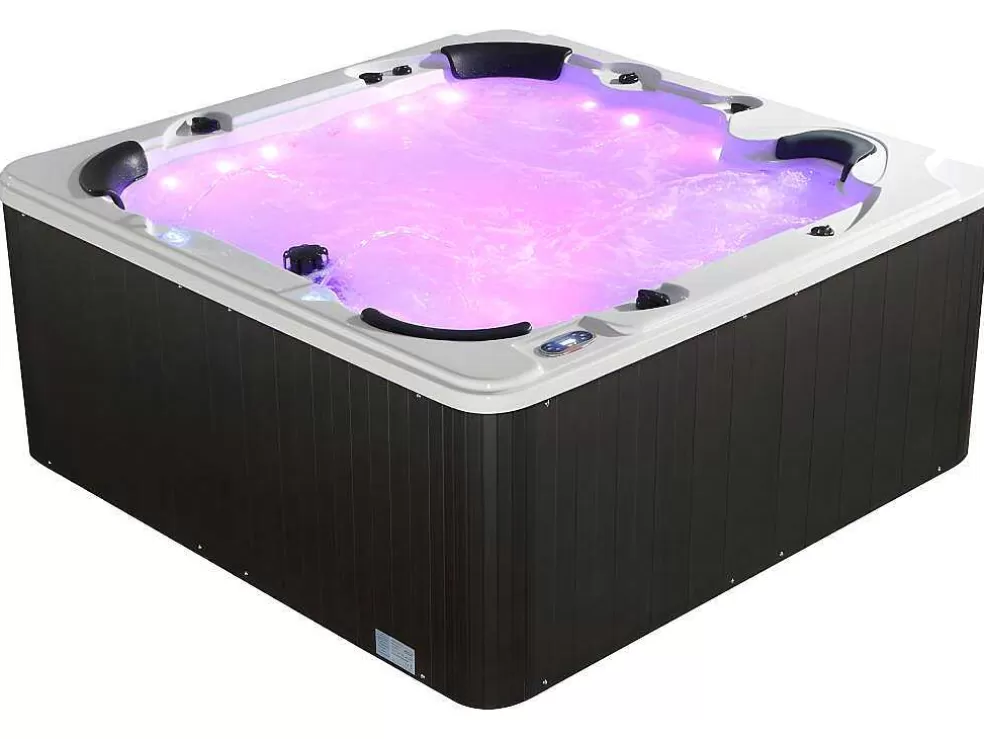 VOGUE SPA Spa De 6 Lugares Branco Com Acessórios 128 Jatos C220 X L220 X A97 Cm, Sistema Balboa, Gama Prestigio - Comino* Spa Rígido