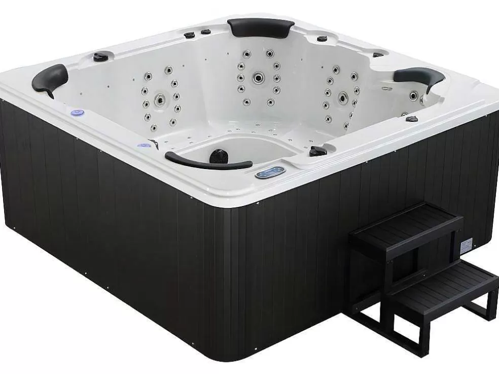 VOGUE SPA Spa De 6 Lugares Branco Com Acessórios 128 Jatos C220 X L220 X A97 Cm, Sistema Balboa, Gama Prestigio - Comino* Spa Rígido