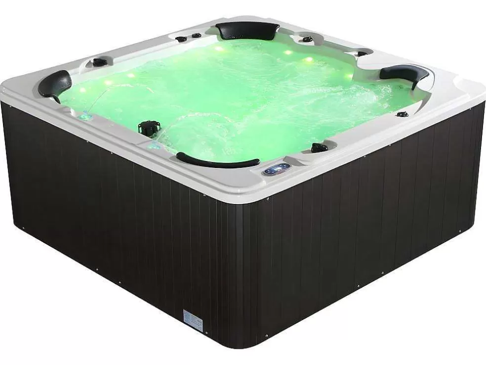 VOGUE SPA Spa De 6 Lugares Branco Com Acessórios 128 Jatos C220 X L220 X A97 Cm, Sistema Balboa, Gama Prestigio - Comino* Spa Rígido