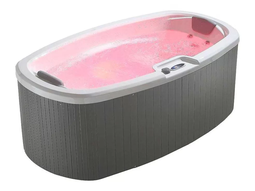 VOGUE SPA Spa De 2 Lugares Branco Perola Com Cobertura, 14 Jatos, C210 X L110 X A74 Cm, Sistema Balboa - Samoa Iv* Spa Rígido