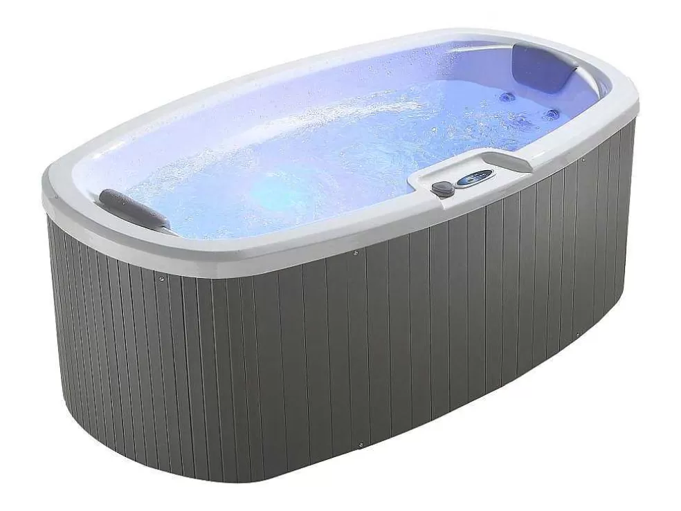 VOGUE SPA Spa De 2 Lugares Branco Perola Com Cobertura, 14 Jatos, C210 X L110 X A74 Cm, Sistema Balboa - Samoa Iv* Spa Rígido