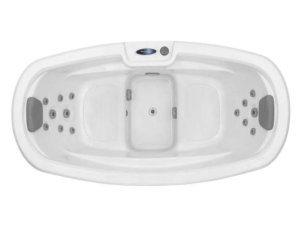 VOGUE SPA Spa De 2 Lugares Branco Perola Com Cobertura, 14 Jatos, C210 X L110 X A74 Cm, Sistema Balboa - Samoa Iv* Spa Rígido