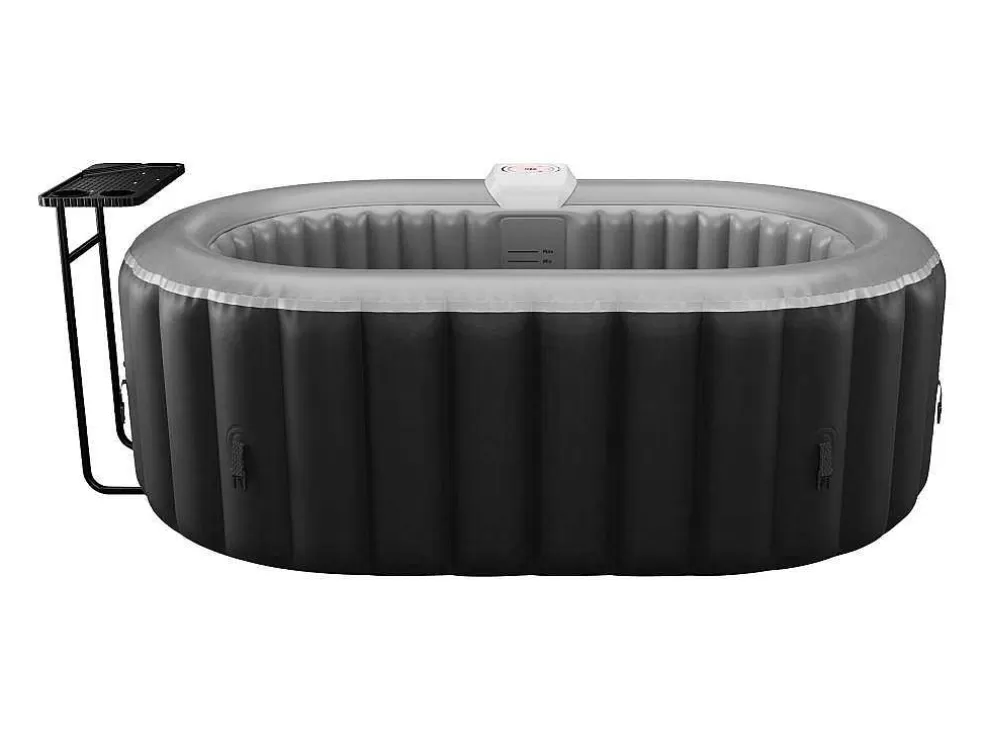VOGUE SPA Spa Insuflável Oval B-Lucky 2 Péssoas - C190 X L120 X A65 Cm - 90 Saidas De Ar - Preto* Spa Insuflável