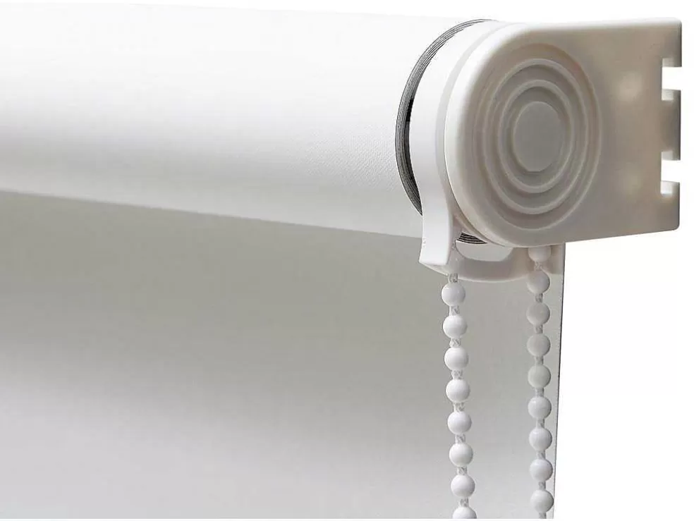 Vente-unique Store De Rolo Opaco Em Poliester - 120 X 180 Cm - Branco - Marrila* Persianas De Interior