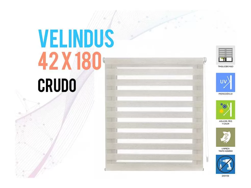 Purline Store Enrouleur Polyester Translucide Multicolore* Persianas De Interior