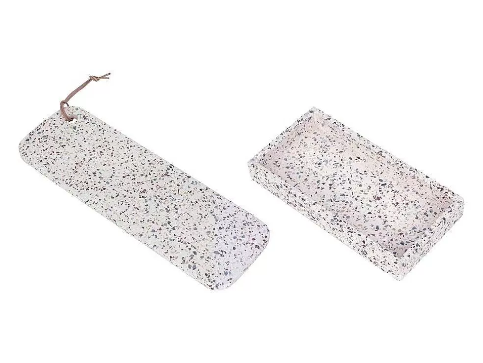 OZAIA Tabua De Corte + Bandeja Em Terrazzo - Multicolorido - Joana* Louça E Utensílios De Cozinha