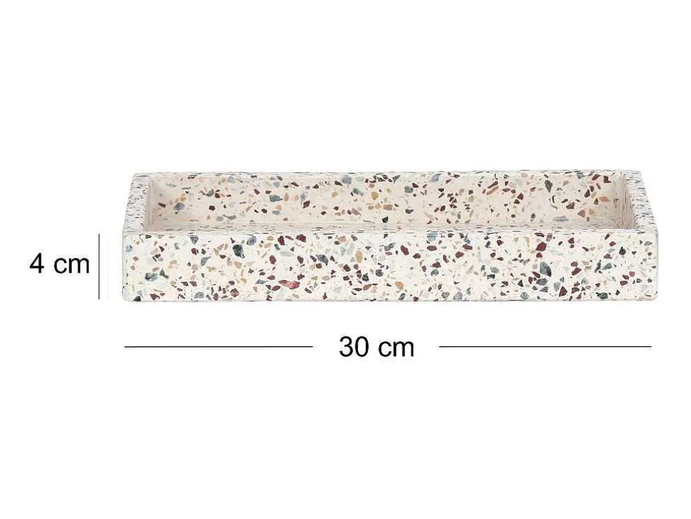 OZAIA Tabuleiro De Terrazzo - L.30 X P.15 X A. 4 Cm - Multicolorido - Joana* Louça E Utensílios De Cozinha