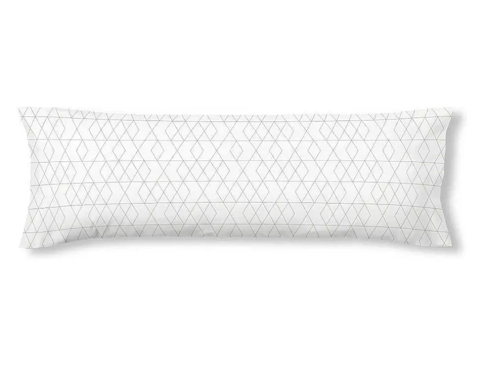 Purline Taie D'Oreiller 100% Coton 1 Piece Blanc A Rayures Vertes 45X125* Roupa De Cama