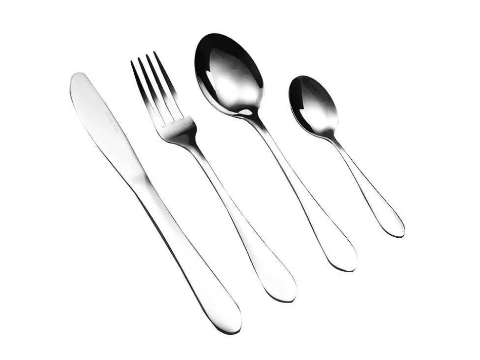 OZAIA Talheres 16 Pecas Em Inox Tradi - Acabamento Espelhado - Cor Prata* Louça E Utensílios De Cozinha