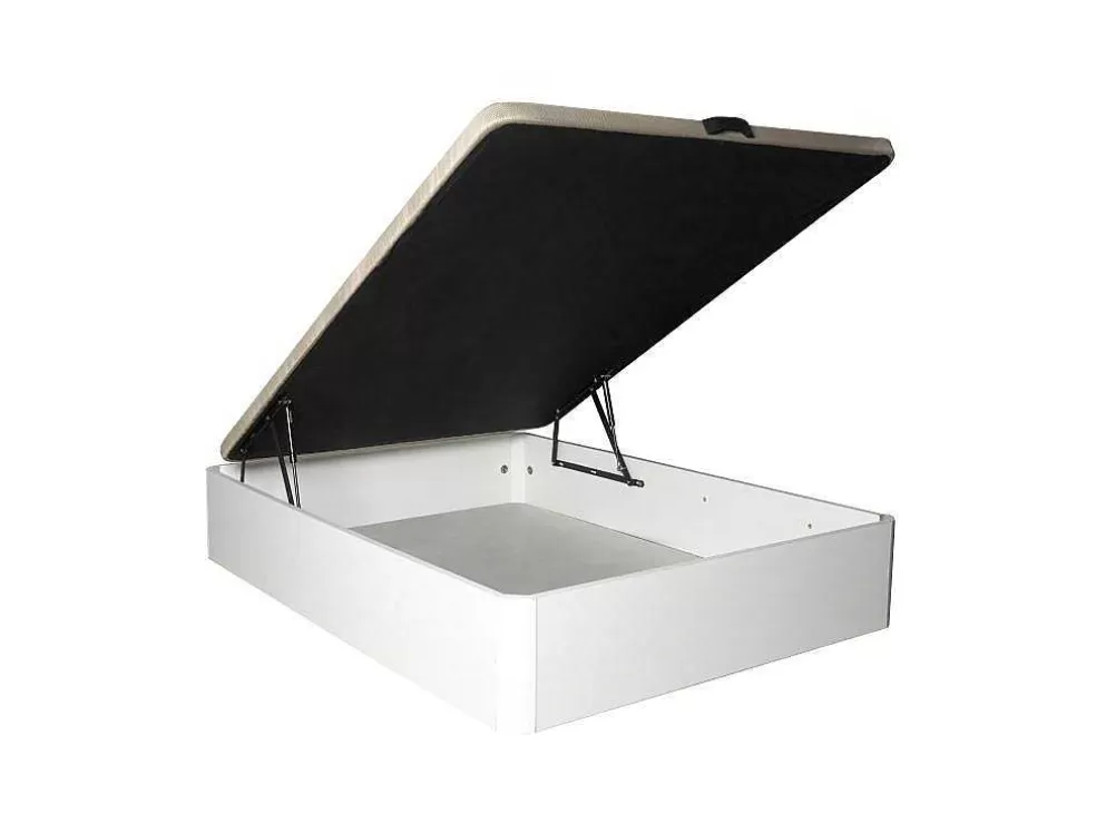 Saldosystocks Tampa Estofada Dobravel Para Canape Madeira 3D 25 Branco 135X190Cm Atenas* Cama De Adulto