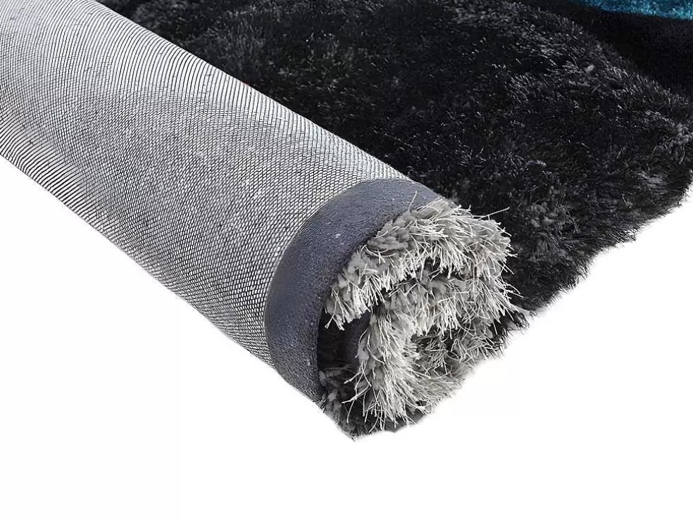 OZAIA Tapete Com Pelo Pietra Turquesa E Cinzento - Poliester - 160 X 230 Cm* Tapete De Sala