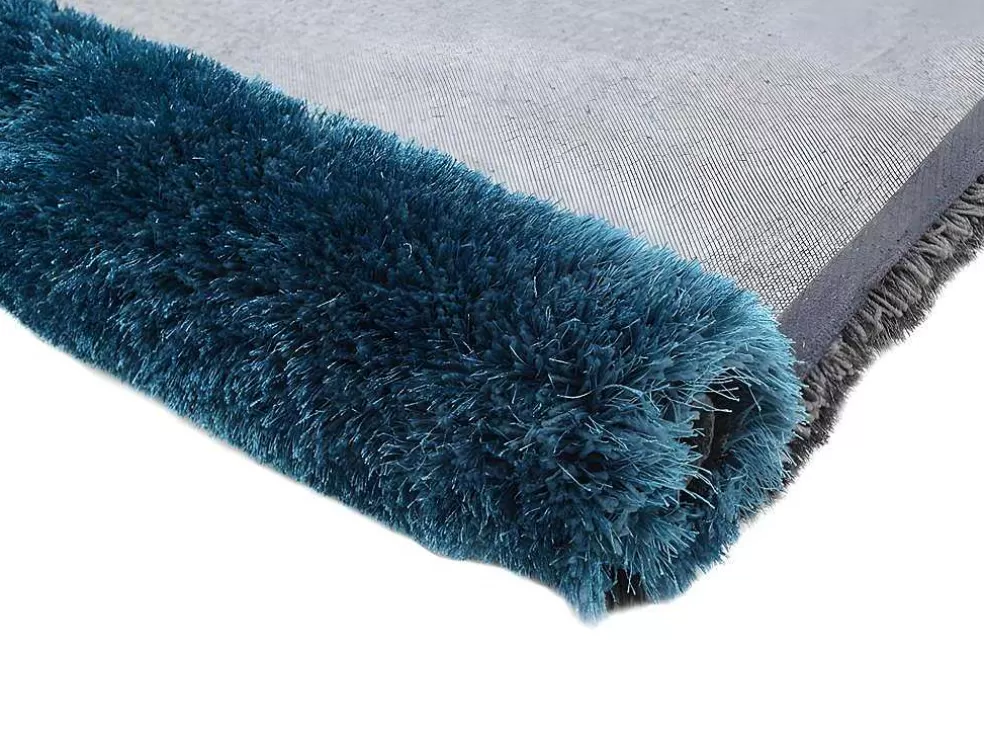 OZAIA Tapete Com Pelo Pietra Turquesa E Cinzento - Poliester - 160 X 230 Cm* Tapete De Sala