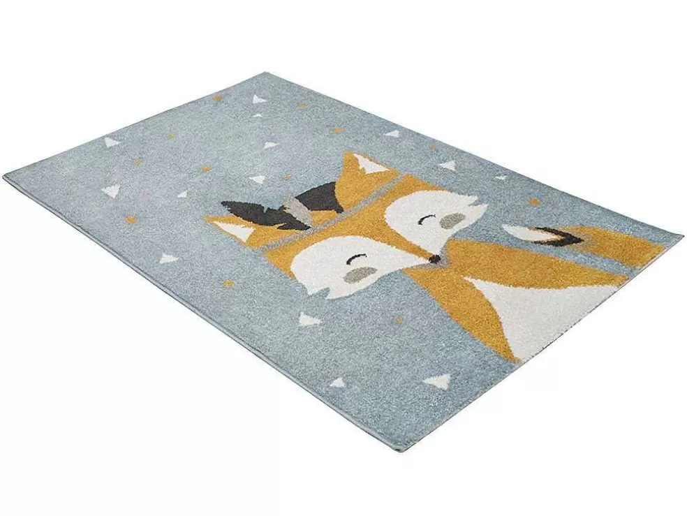 OZAIA Tapete De Criança Com Padrao Raposa 100 X 150 Cm Multicolor - Junio* Tapete De Criança