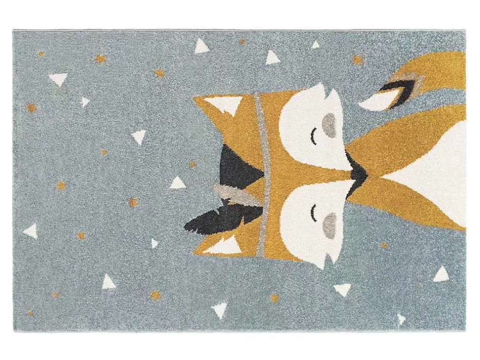 OZAIA Tapete De Criança Com Padrao Raposa 100 X 150 Cm Multicolor - Junio* Tapete De Criança