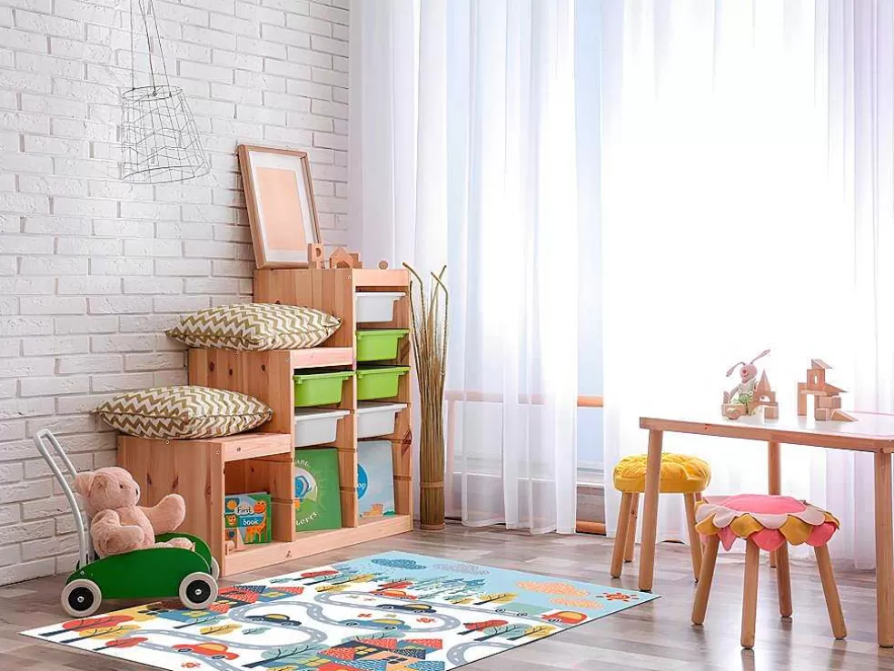 OZAIA Tapete De Vinil Para Criança De 120 X 180 Cm Multicolor - Camini* Tapete De Criança