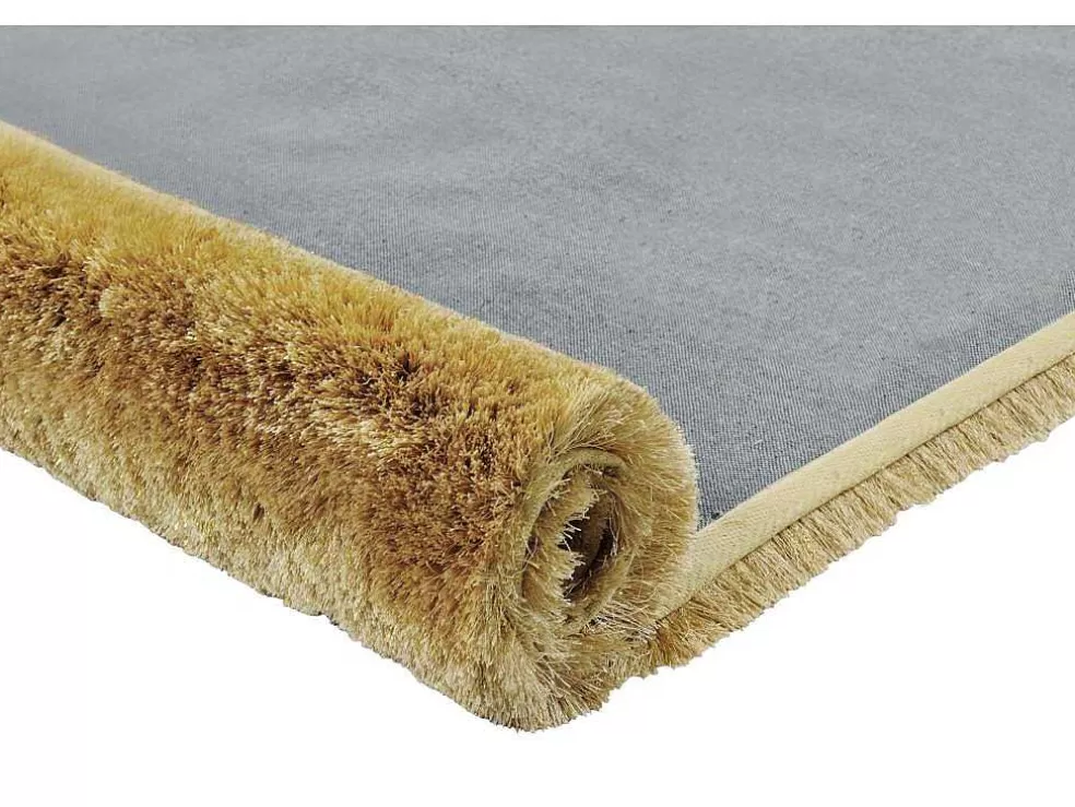 OZAIA Tapete Felpudo Cor Dourado De 200 X 290 Cm - Glitter* Tapete De Sala