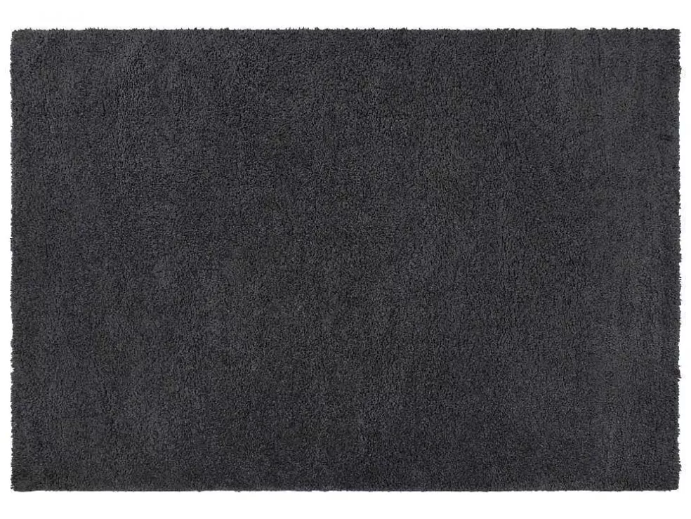 OZAIA Tapete Felpudo De Pelos Compridos 160 X 230 Cm Antracite - Milinio* Tapete De Sala