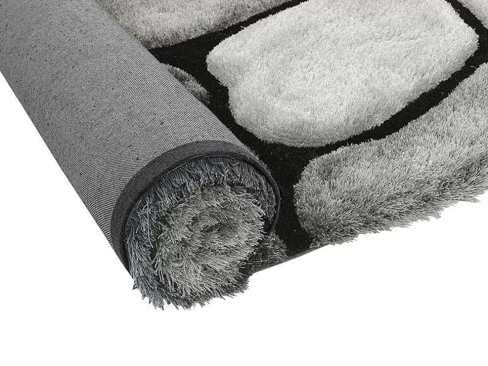 OZAIA Tapete Felpudo Em Poliester De 200 X 290 Cm Cor Cinza - Pietra* Tapete De Sala