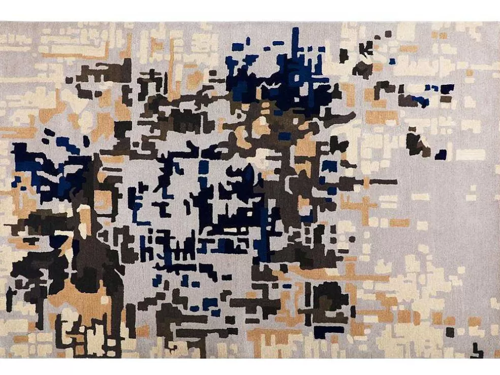 OZAIA Tapete Geometrico 100% La Tufada A Mão De 160 X 230 Cm Multicolor - Irving* Tapete Grande