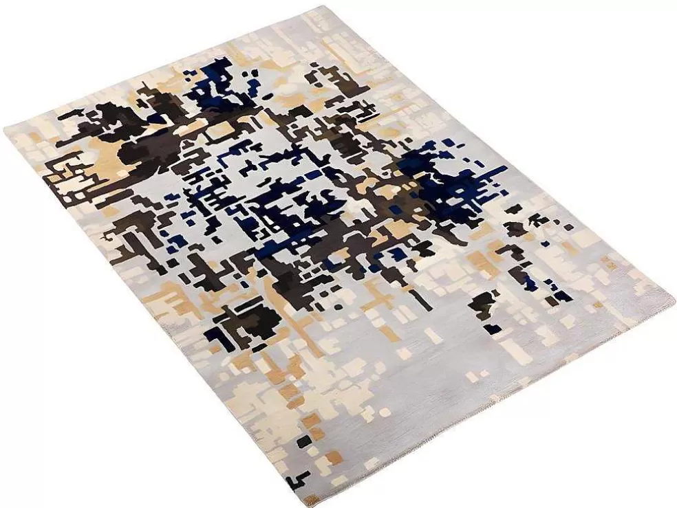OZAIA Tapete Geometrico 100% La Tufada A Mão De 160 X 230 Cm Multicolor - Irving* Tapete Grande