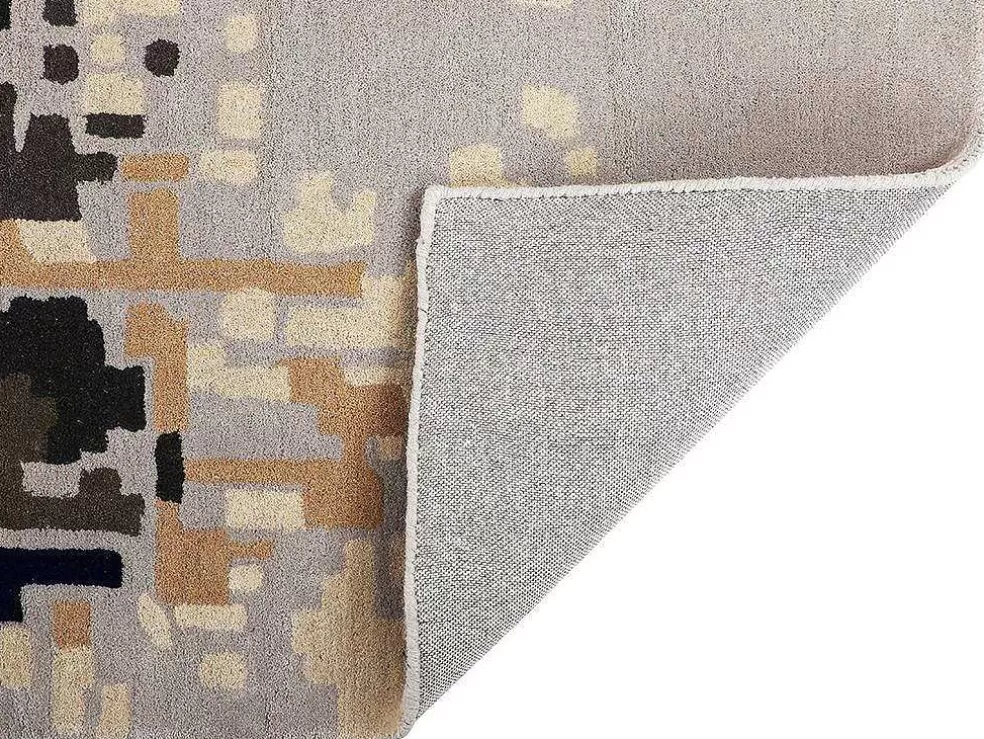 OZAIA Tapete Geometrico 100% La Tufada A Mão De 160 X 230 Cm Multicolor - Irving* Tapete Grande