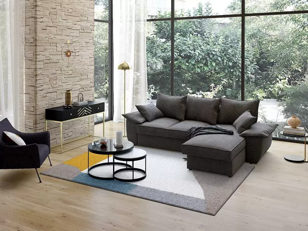 OZAIA Tapete Geometrico 160 X 230 Cm Em Polipropileno Multicolor - Saria* Tapete Escandinavo