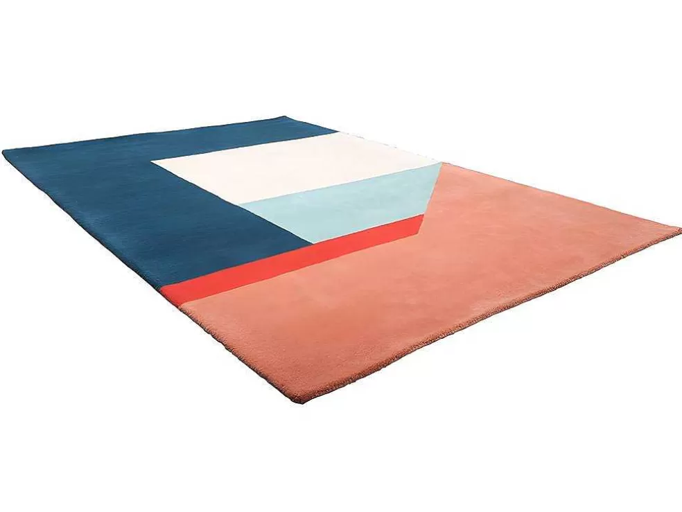 OZAIA Tapete Geometrico Em La Tufada A Mão De 200 X 290 Cm Multicolor - Bakar* Tapete De Sala
