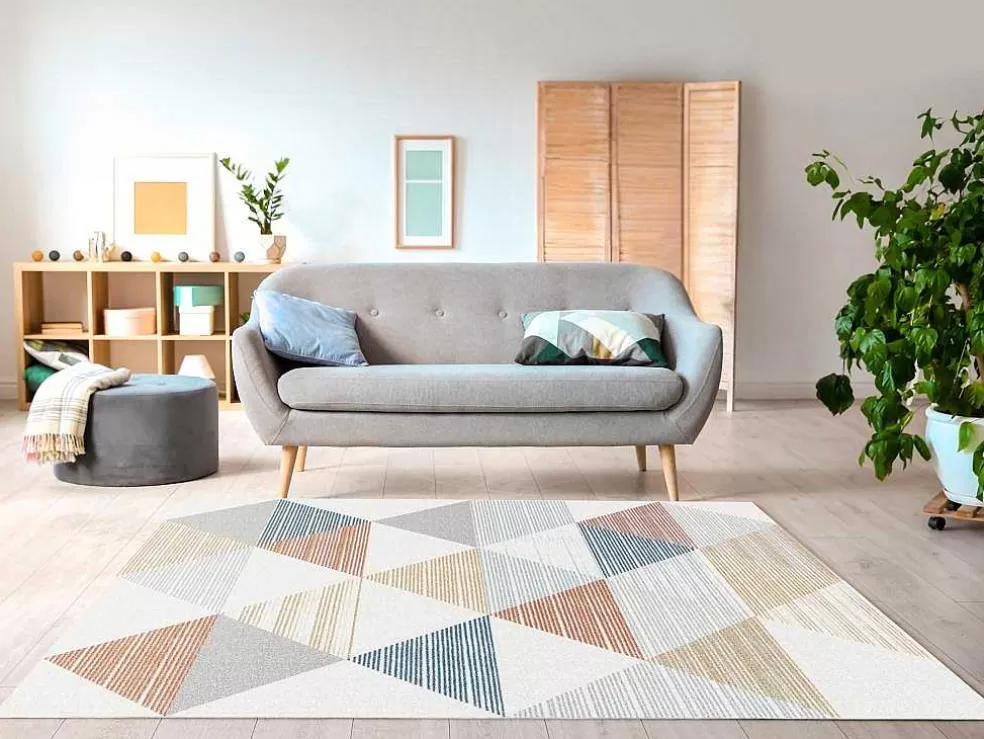 OZAIA Tapete Geometrico 160X230 Cm Multicolor - Geomia* Tapete Grande