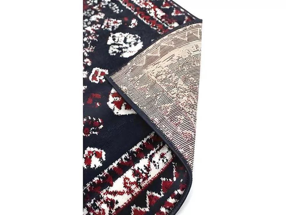OZAIA Tapete Oriental De 160 X 230 Cm Vermelho E Preto - Sylhet* Tapete Grande