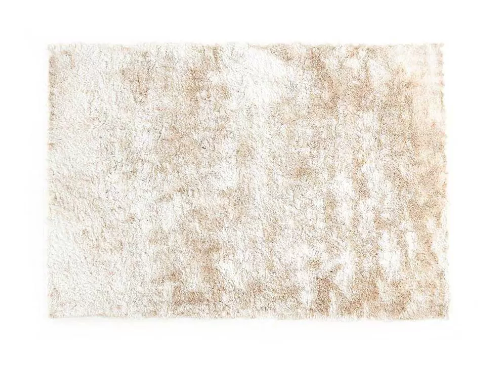 OZAIA Tapete Shaggy De Pelo Comprido Ultramacio 140X200 Cm Bege - Dolce* Tapete De Sala