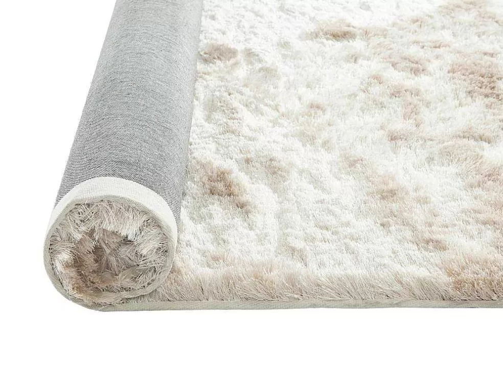 OZAIA Tapete Shaggy De Pelo Comprido Ultramacio 160X230 Cm Bege - Dolce* Tapete De Sala