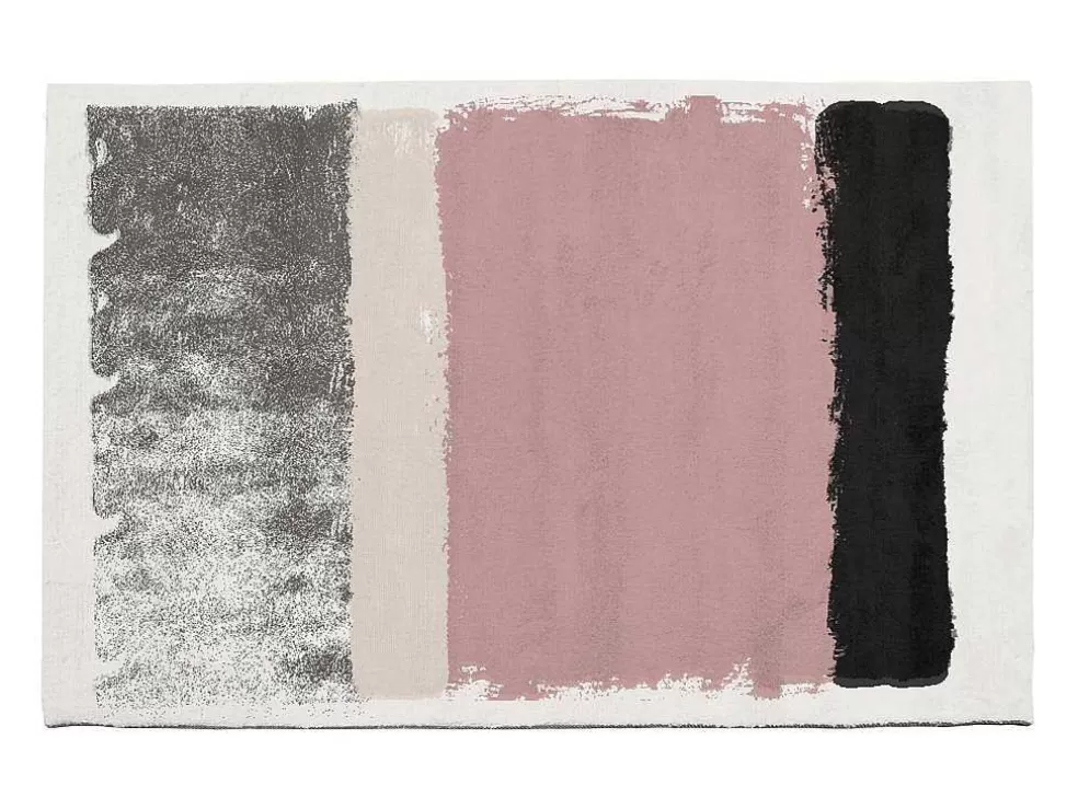 OZAIA Tapete 160X230 Cm Cor-De-Rosa, Cinza E Branco - Camden* Tapete De Sala