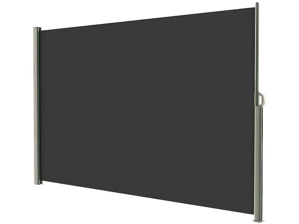 EXPERTLAND Toldo Lateral Opaco Extensivel Suela - Antracite - C300 X A180 Cm* Canico E Cerca