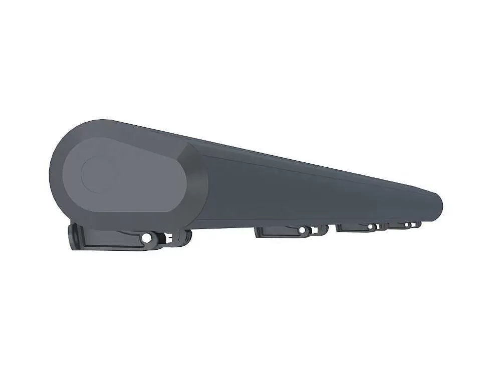 Vente-unique Toldo Retratil Motorizado Com Leds E Caixa Integral 4 X 3,5 M, Lona Acrilico Antracite - Galaxa* Toldo E Persiana De Exterior
