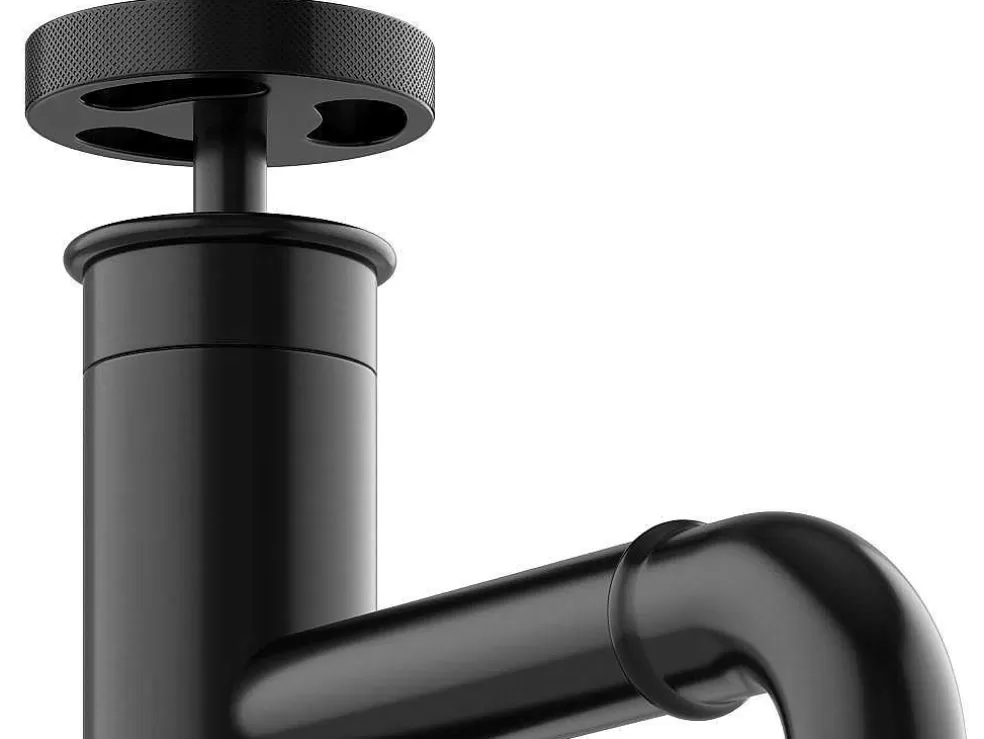 Shower & Design Torneira Misturadora Mecanica A19,6 Cm Preto Mate - Kapuas* Torneira