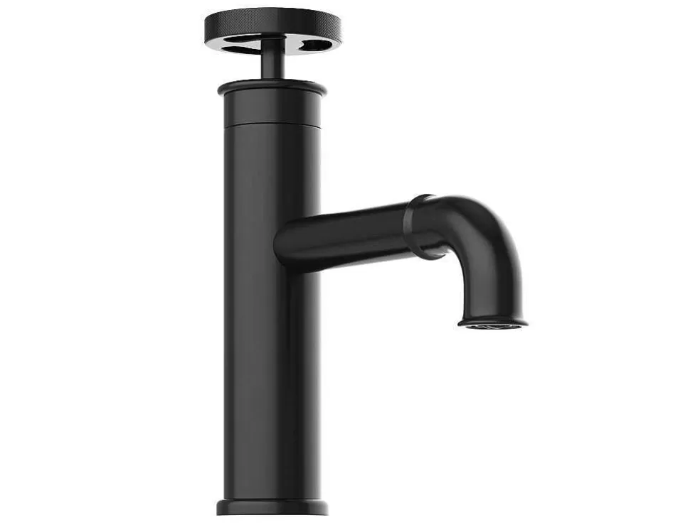 Shower & Design Torneira Misturadora Mecanica A19,6 Cm Preto Mate - Kapuas* Torneira
