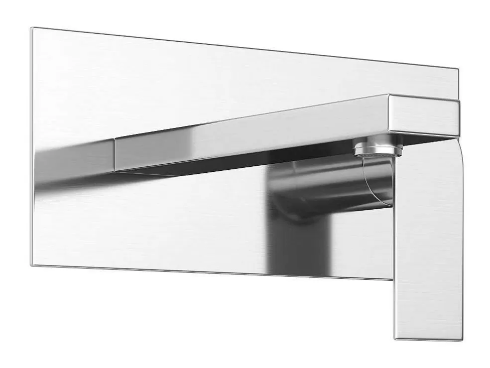 Shower & Design Torneira Misturadora Mecanica De Encastrar Quadrada Cor Niquel Escovado - Vistula* Torneira
