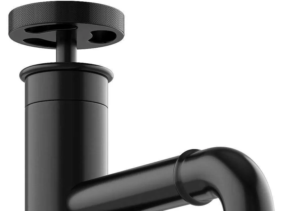 Shower & Design Torneira Misturadora Mecanica Sobrelevada A30,3 Cm Preto Mate - Kodva* Torneira