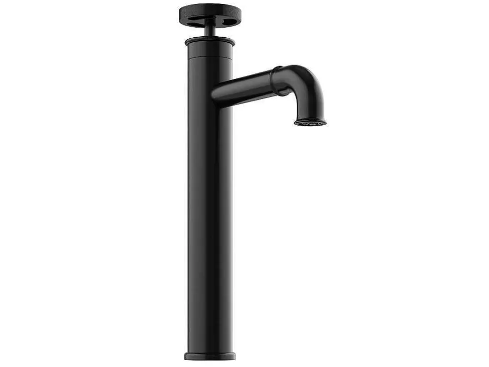 Shower & Design Torneira Misturadora Mecanica Sobrelevada A30,3 Cm Preto Mate - Kodva* Torneira