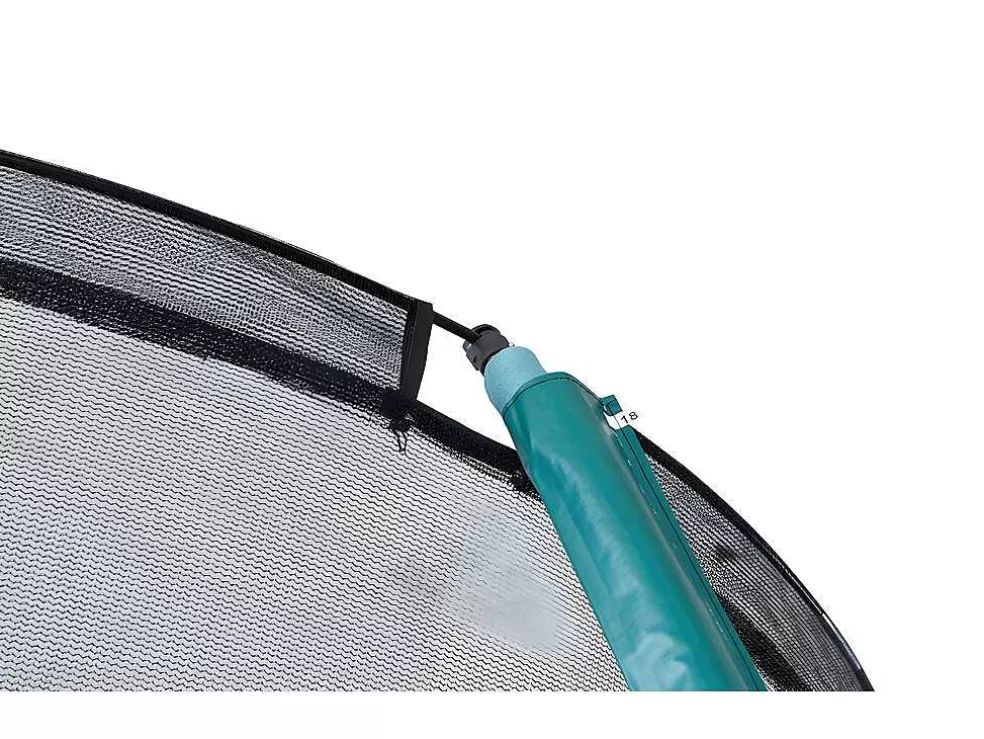 Vente-unique Trampolim Com Rede De Protecao Interior, Escada, Cobertura E Kit De Ancoragem De D. 427 Cm - Wallaby* Jogo De Exterior