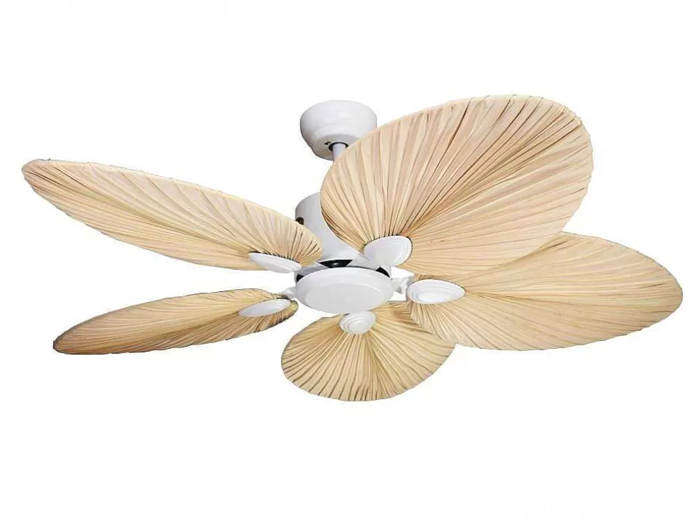 Purline Ventilador De Tecto Ac Branco Com Laminas 132Cm Para 30M2* Ventilador