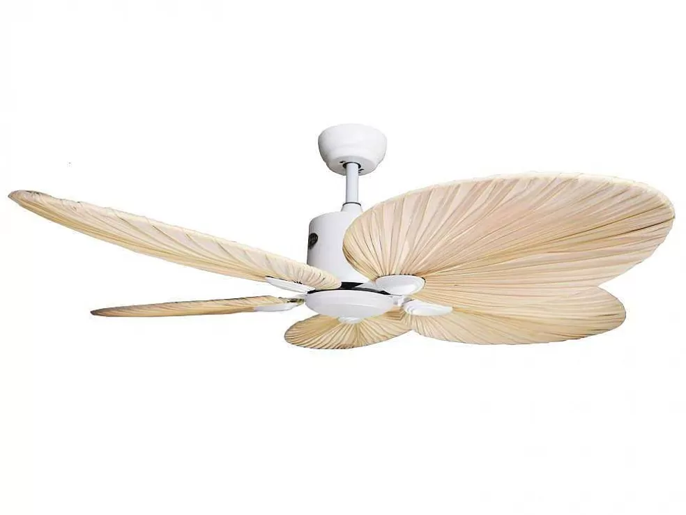 Purline Ventilador De Tecto Ac Branco Com Laminas 132Cm Para 30M2* Ventilador