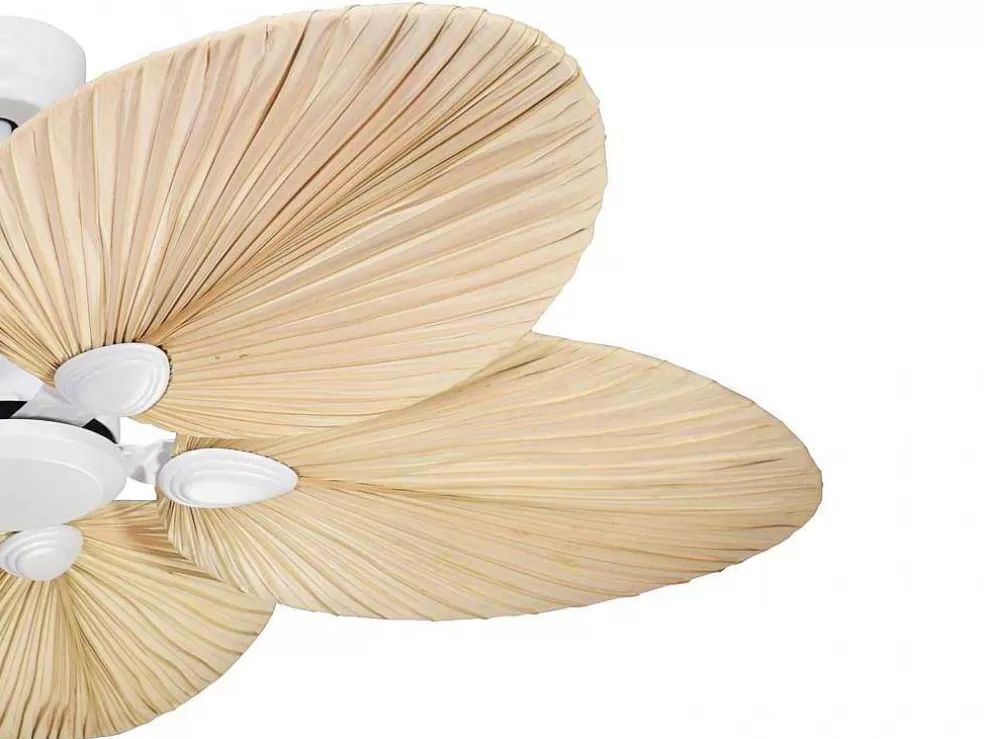 Purline Ventilador De Tecto Ac Branco Com Laminas 132Cm Para 30M2* Ventilador