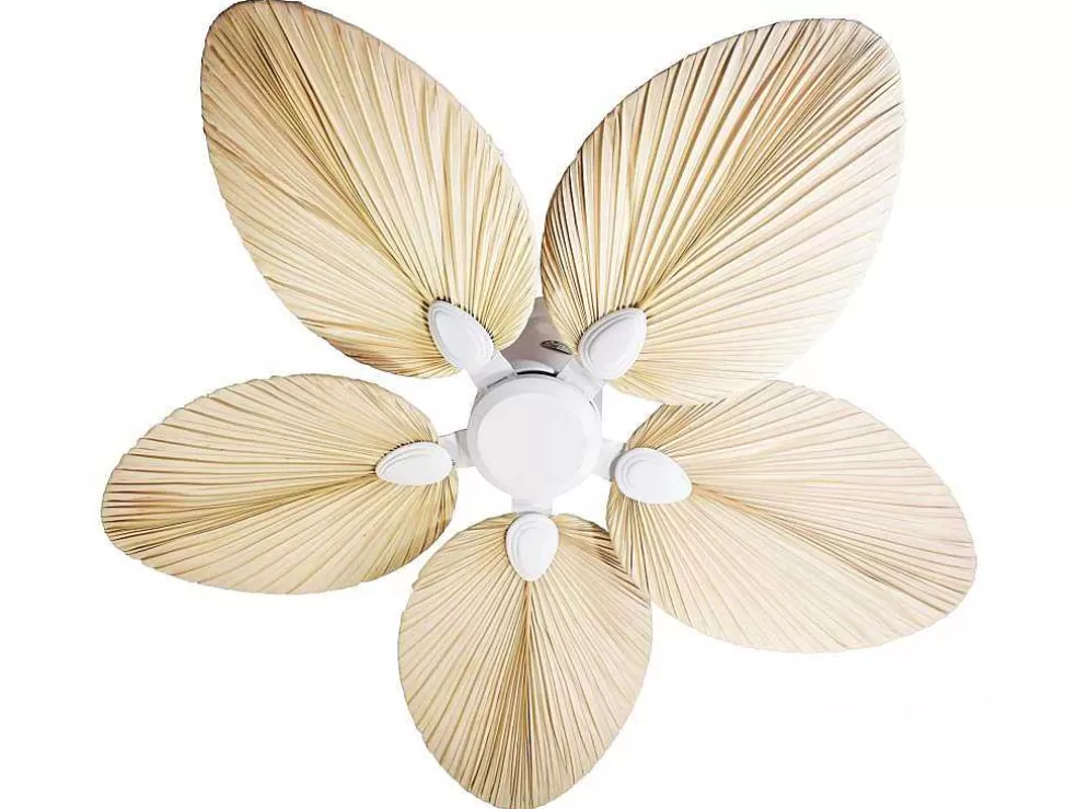 Purline Ventilador De Tecto Ac Branco Com Laminas 132Cm Para 30M2* Ventilador