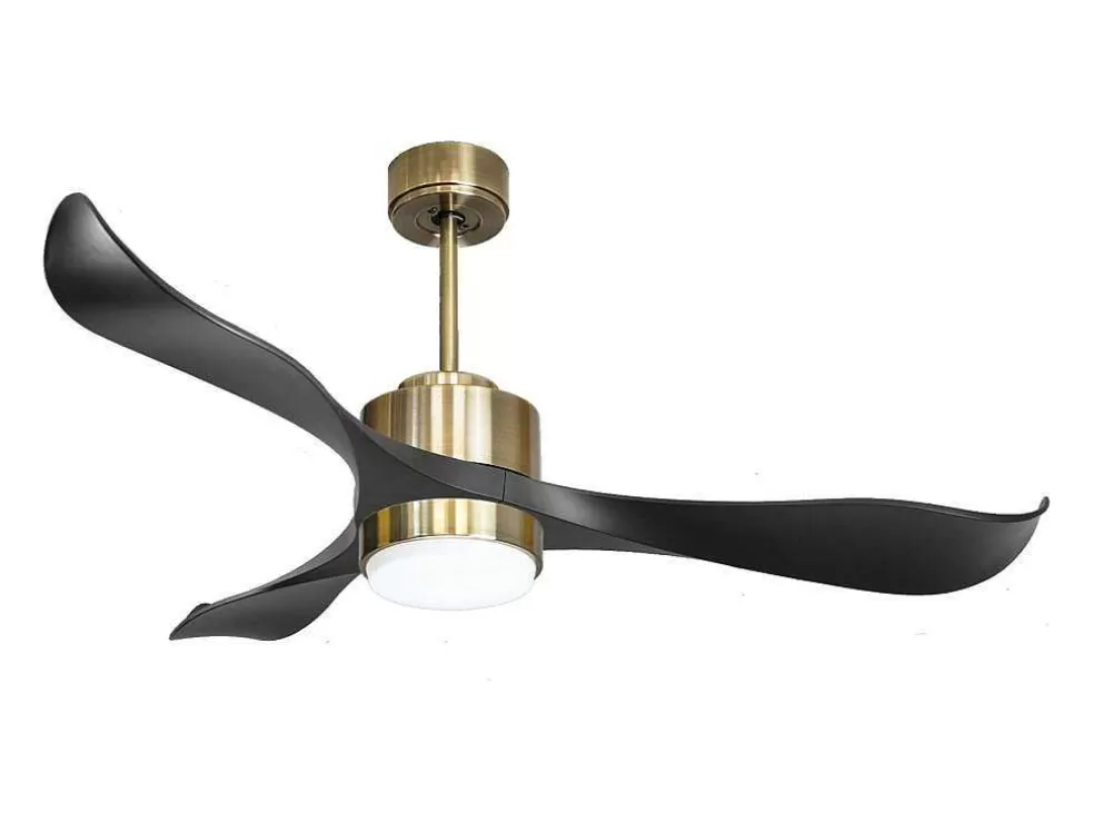 Purline Ventilador De Tecto Reversivel Termostato Regulavel Termostato Wifi Motor Dc Tectos Inclinados Controlo Remoto Adaptador De Luz De Tres Tons 2/3 Laminas Memória Hipersilenciosa* Ventilador
